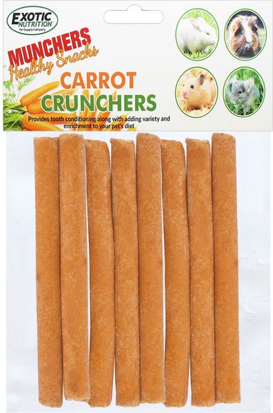 Exotic Nutrition Munchers Carrot Crunchers Small Animal Treat