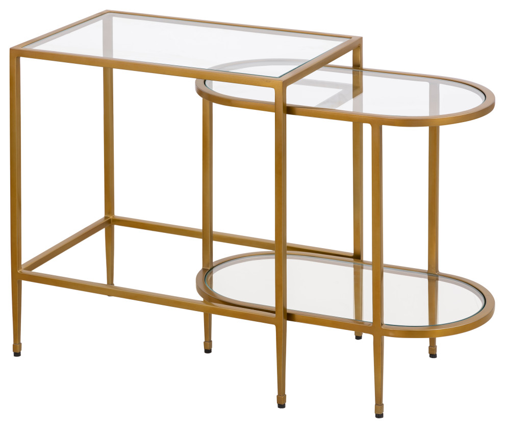 Blain Nesting Tables Set of 2   Contemporary   Coffee Table Sets   by ELK Group International  Houzz