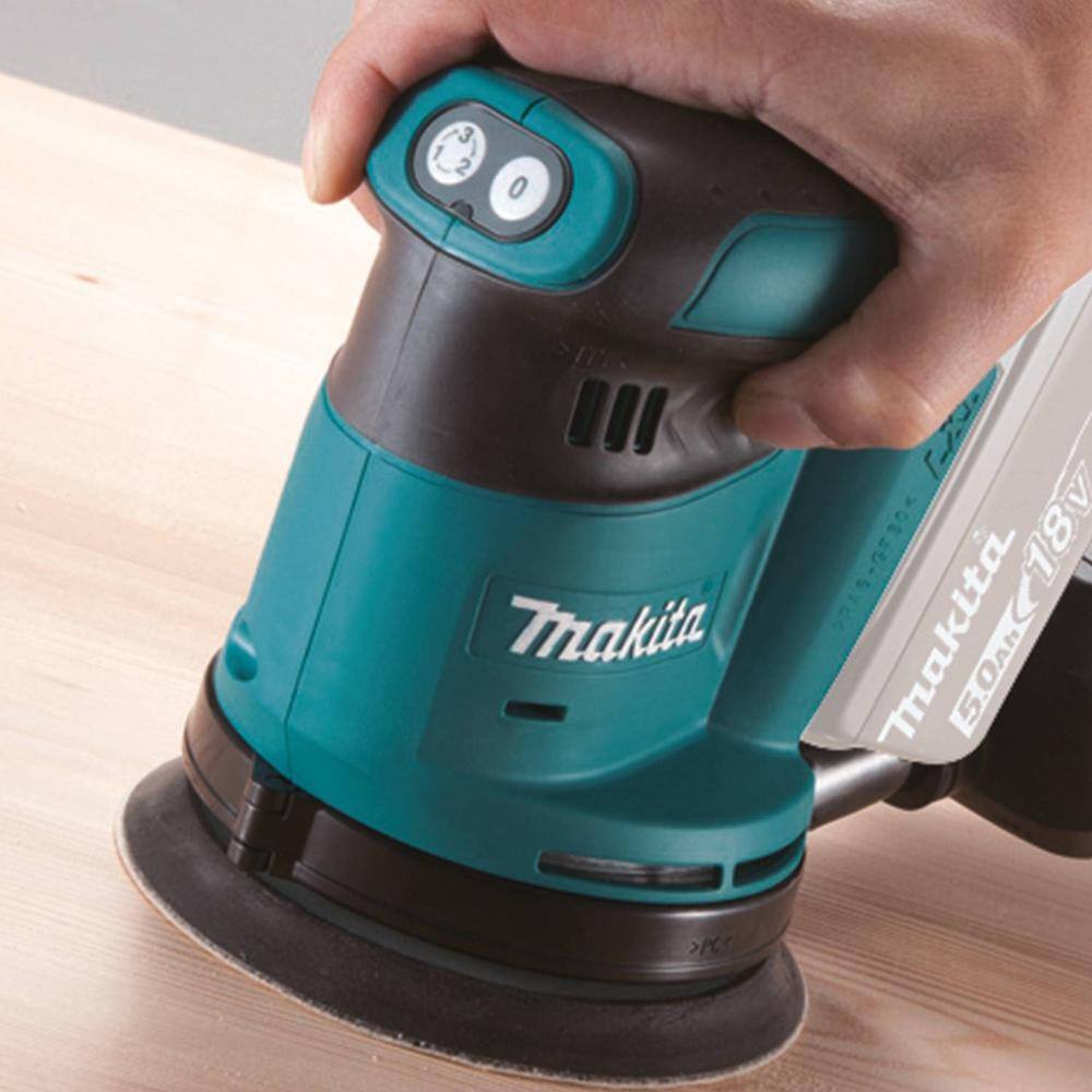 Makita 18V LXT Lithium-Ion Cordless 5 in. Variable Speed Random Orbit Sander (Tool-Only) XOB01Z