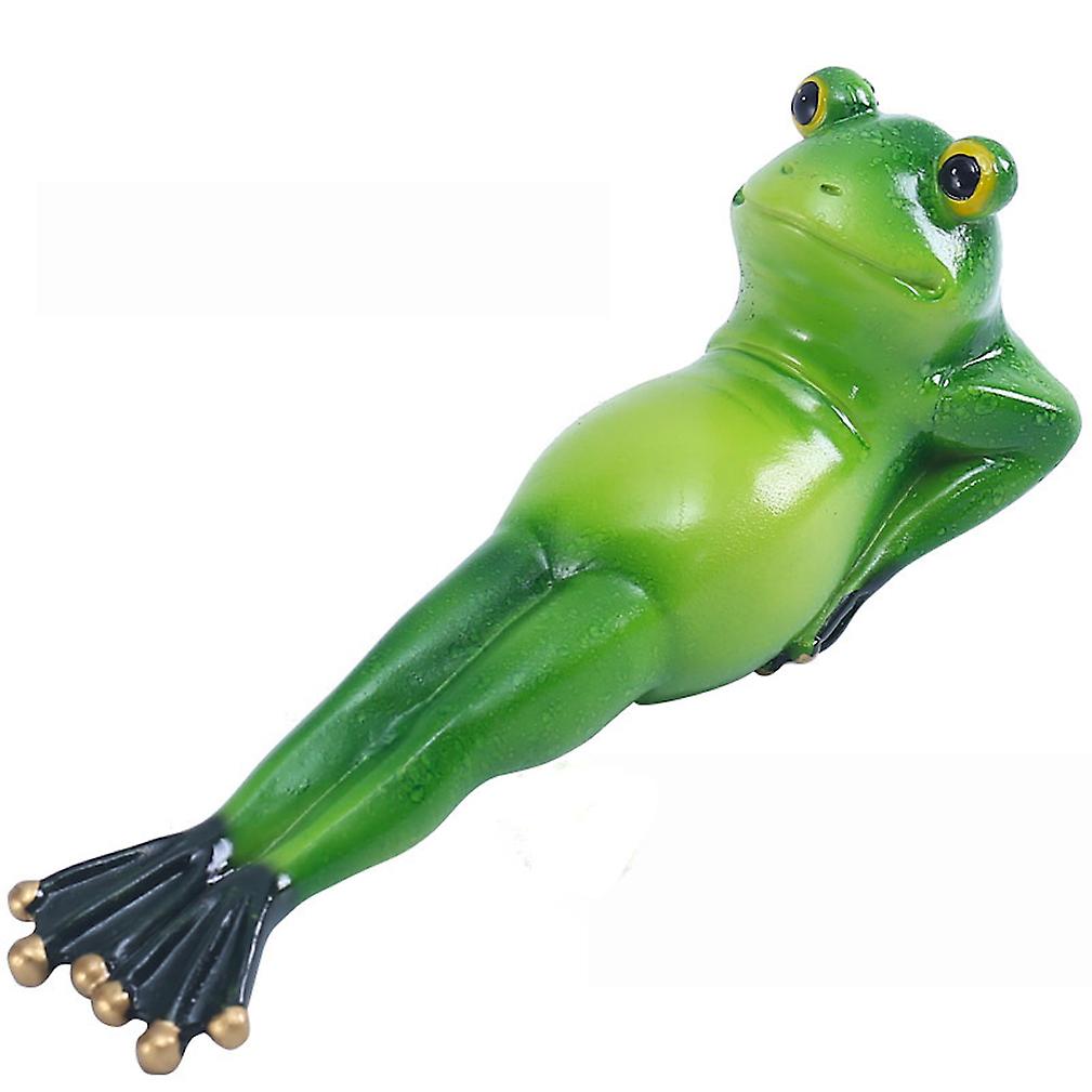 Yoga Frog Courtyard Garden Decoration Garden Statues Sculptures Outdoor Ornament Crafts