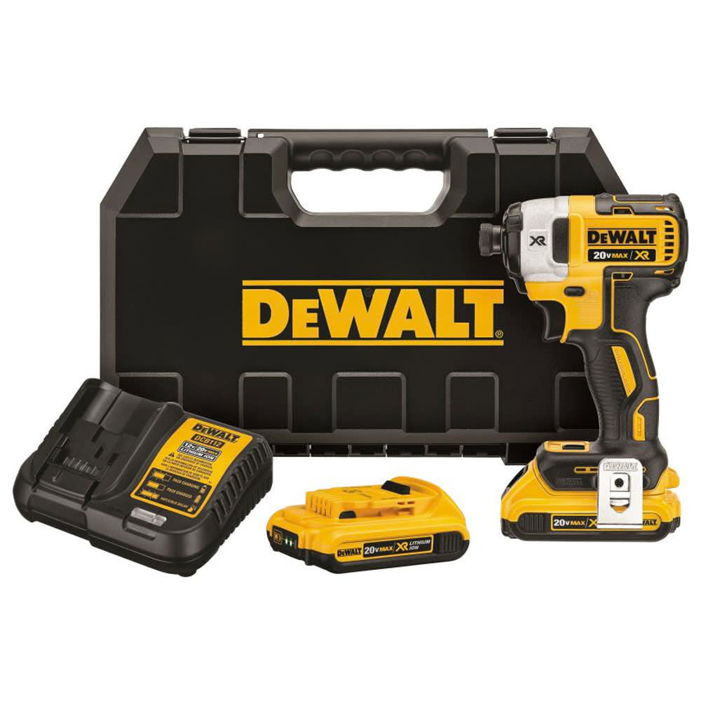 DEWALT 20 V MAX XR Brushless 1/4 In. 3-Speed Impact Driver DCF887D2 from DEWALT