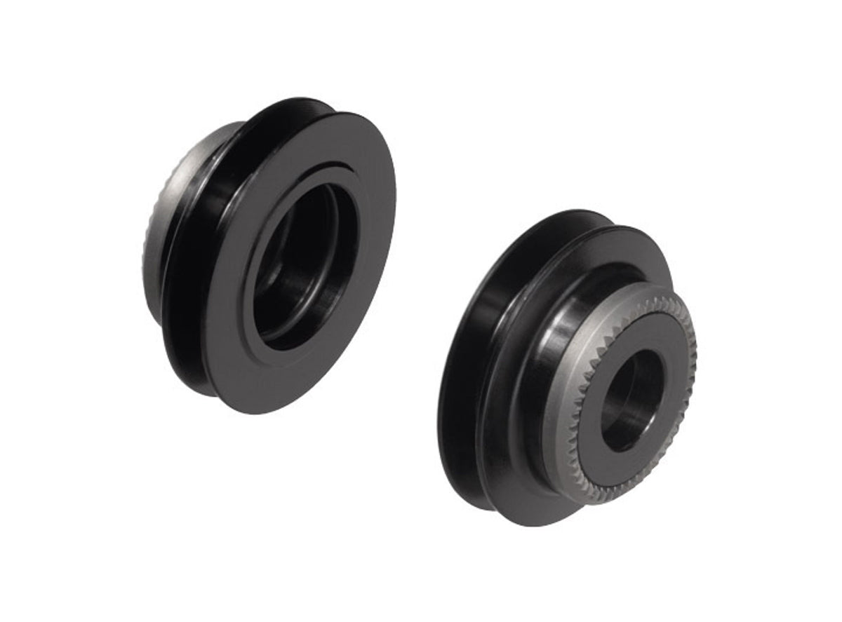 DT Swiss Thru Bolt Conversion End caps 5mm QR to 9mm - Pre-2010 - 6-bolt 240 Front Hubs