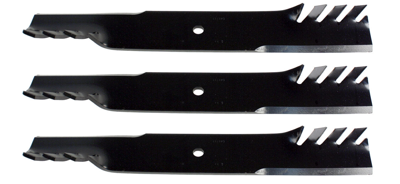 (3) USA Mower Blades Mulching for Exmark 103-6383, 103-6393-S, 60