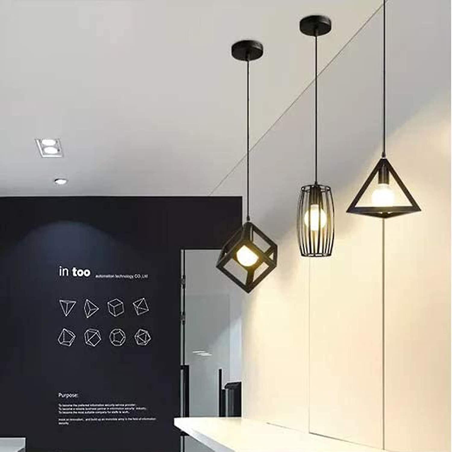 E27 Pendant Lamp Holder， E27 Pendant Lights Accessories， E27 Hanging Lamp Accessories With 1m Cable(black)