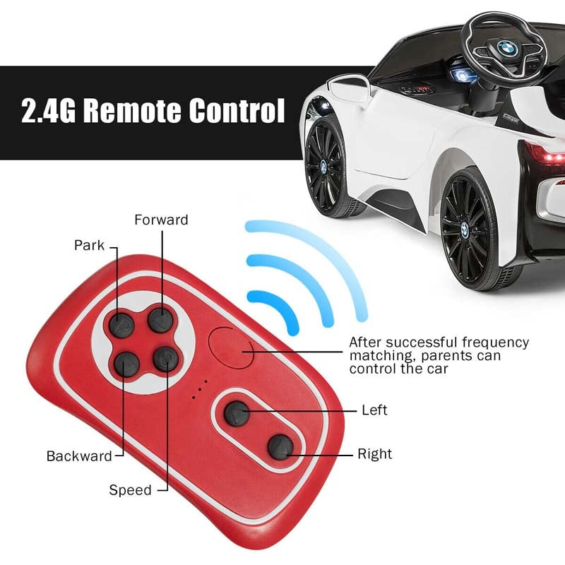 12V Licensed BMW I8 Coupe Kids Ride On Car Battery Powered Electric Vehicle with 2.4G Remote Control