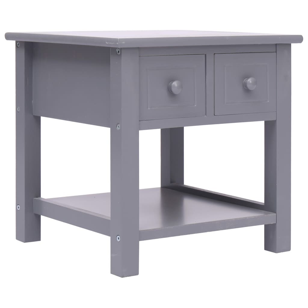 Side Table Gray 15.7