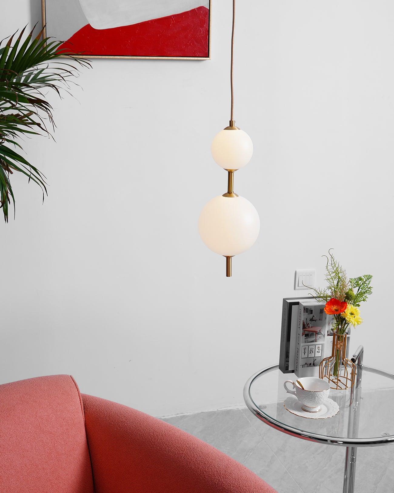 Vertical Globe Pendant Lamp