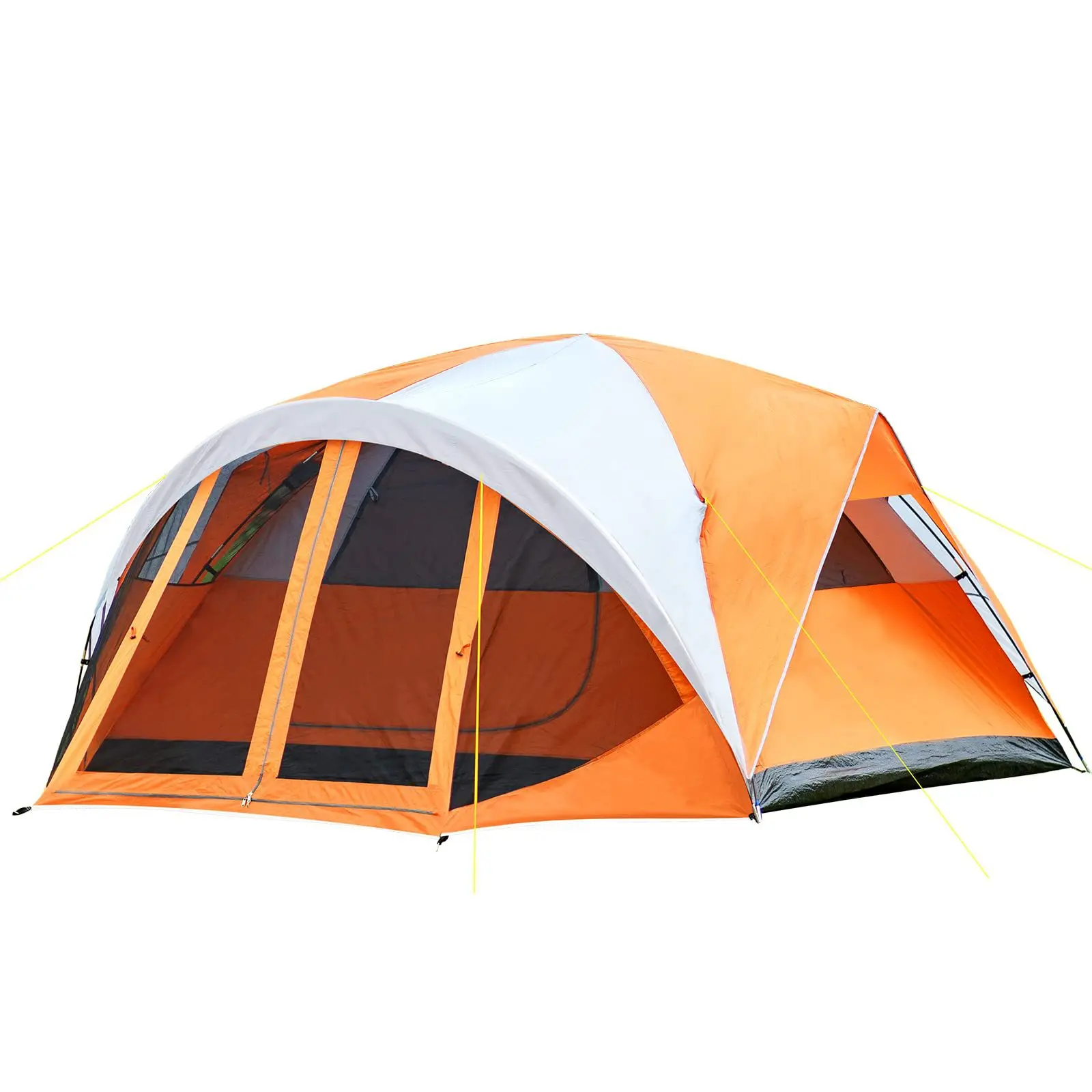 6 Person Outdoor Camping Tent with Screen for Family Camping  Backpacking  Hiking  Adventure