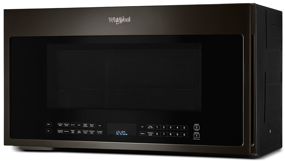 Whirlpool 1.9 Cu. Ft. Fingerprint Resistant Black Stainless Steel Microwave With Air Fry Mode