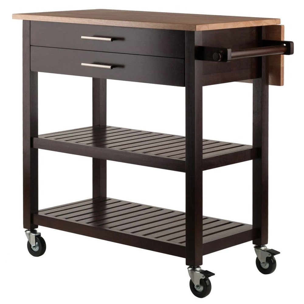 Modern Kitchen Cart  Drop Leaf