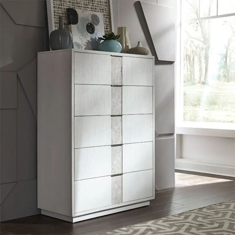 Mirage White Chest of Drawers