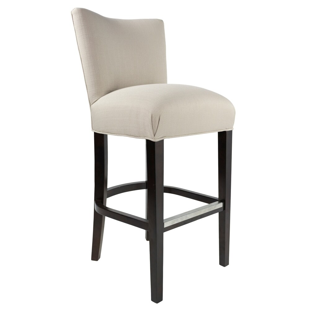 Savannah 30 Inch Contemporary Beige Upholstered Barstool