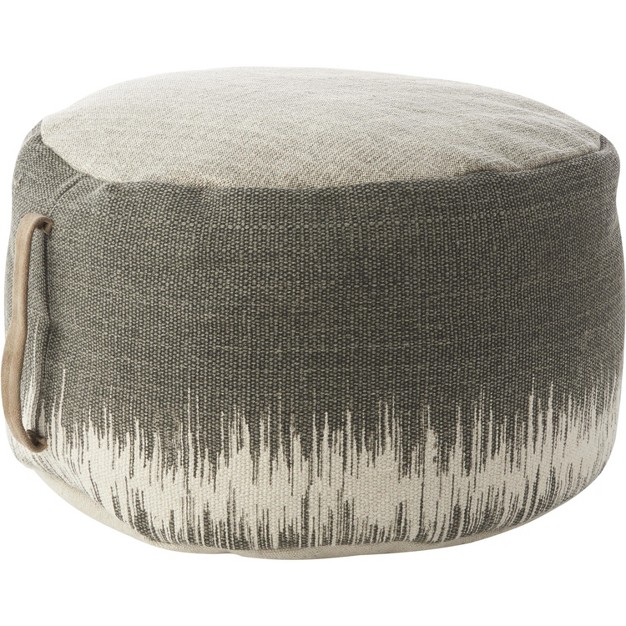 X 20 quot X 12 quot Indoor Drum Pouf With Handle