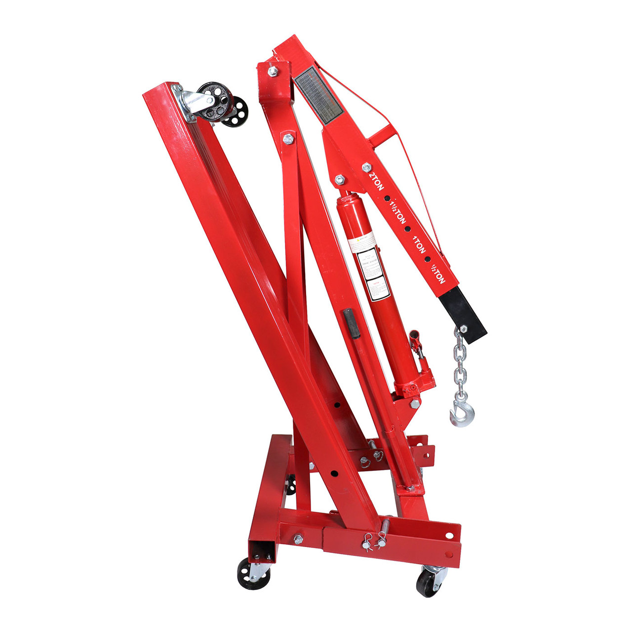 Dragway Tools 2 Ton Folding Hydraulic Engine Hoist Cherry Picker Shop