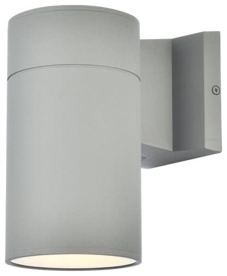 Elegant Lighting LDOD4039 Raine 8 quotTall Outdoor Wall Sconce   Modern   Outdoor Wall Lights And Sconces   by Buildcom  Houzz