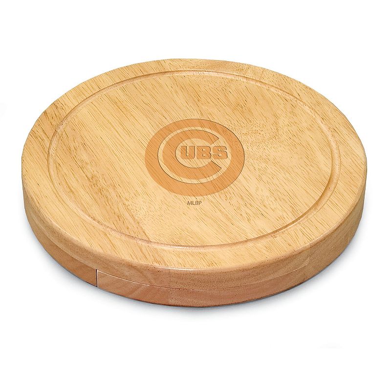 Picnic Time Chicago Cubs Circo Cheese Cutting Board and Tools Set