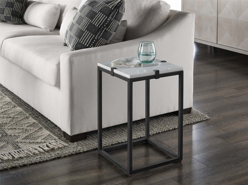 Archer Chairside Table   Transitional   Side Tables And End Tables   by HedgeApple  Houzz