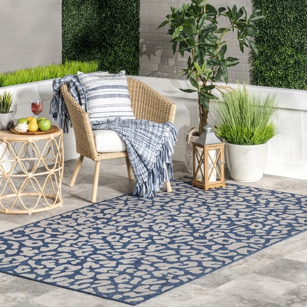 Nuloom Terenia Leopard Indoor outdoor Patio Area Rug