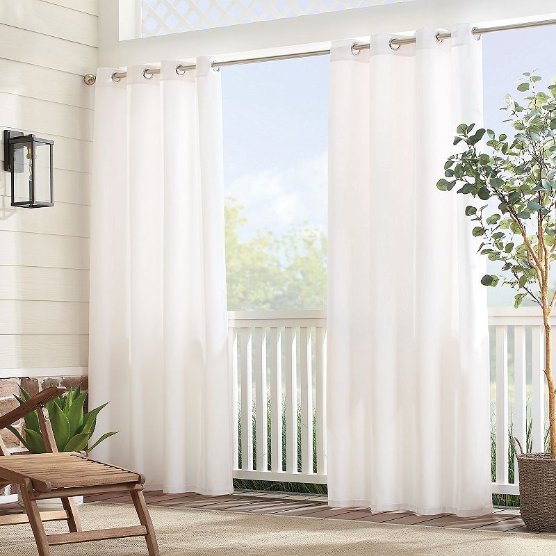 Sunbrella Canvas Solid Indoor/Outdoor UV Resistant Grommet Window Panel