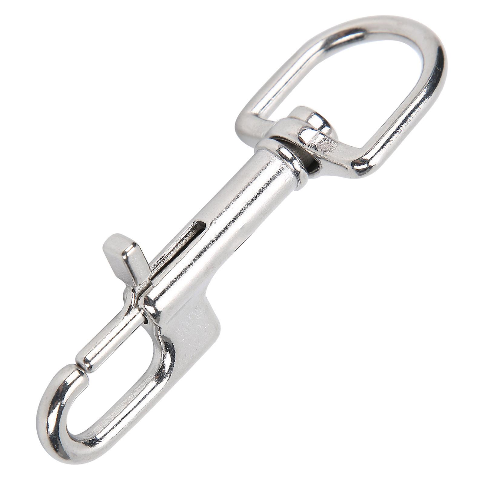 Stainless Steel Diving Single Ended Snap Clips Single Eye Bolt Snap Hooks Buckle100mm/3.9in