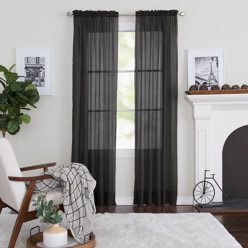 Miller Curtains Preston Rod Pocket 1-Panel Window Curtain