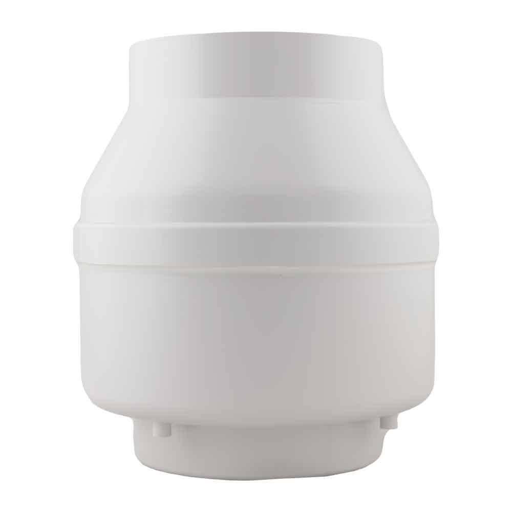 RadonAway XR261 6 in. Inlet and Outlet Inline Radon Fan in White with 1.6 in. Maximum Operating Pressure 23019-1