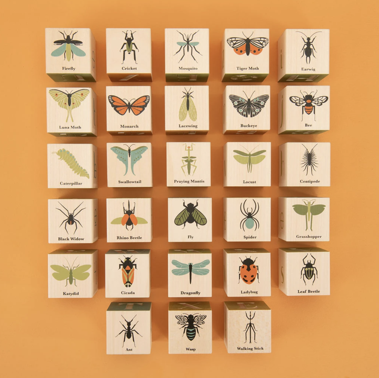 Bug Wooden Blocks by Uncle Goose