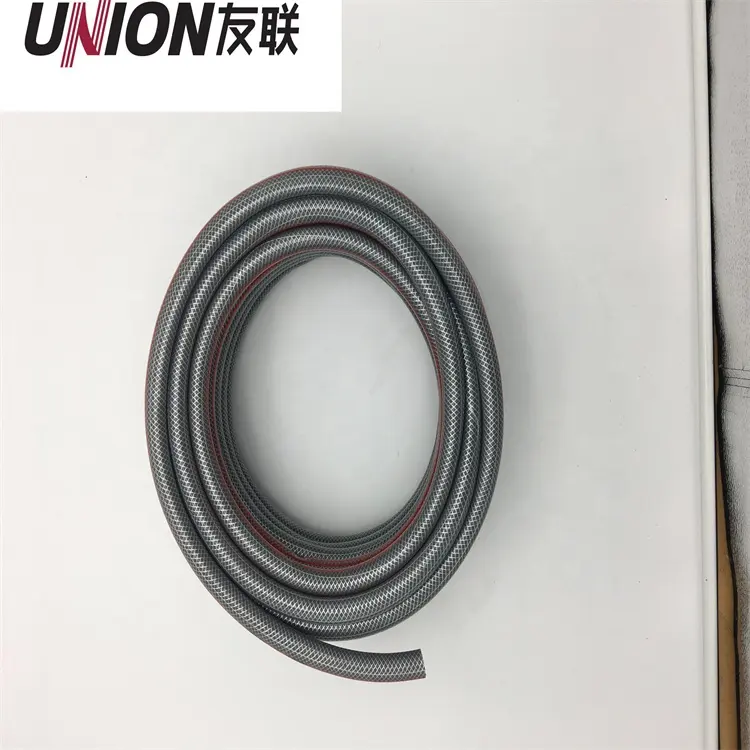 Landscaping equipment water supply black red line fiber reinforced PVC hose rubber tube