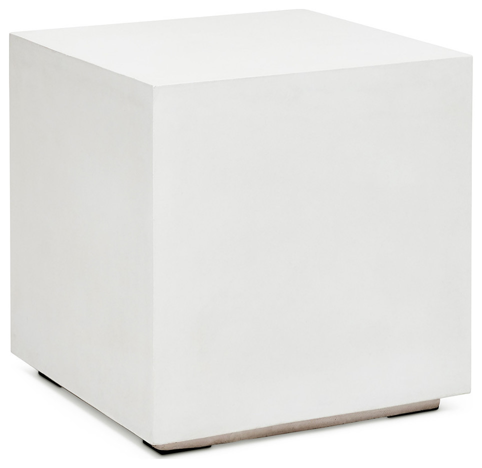 Angosto End Table Ivory   Contemporary   Side Tables And End Tables   by Peachtree Fine Furniture  Houzz