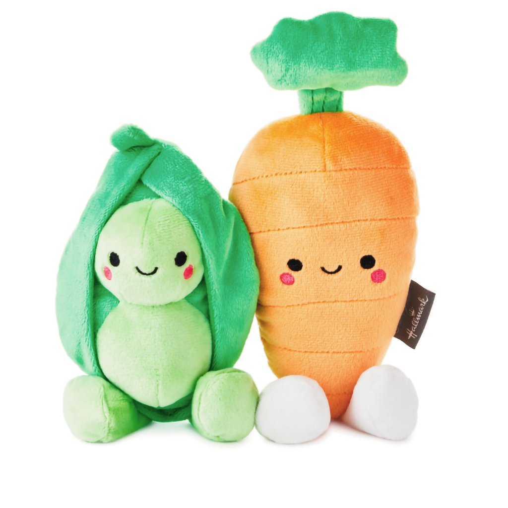 Hallmark  Better Together Peas and Carrot Magnetic Plush, 4.5