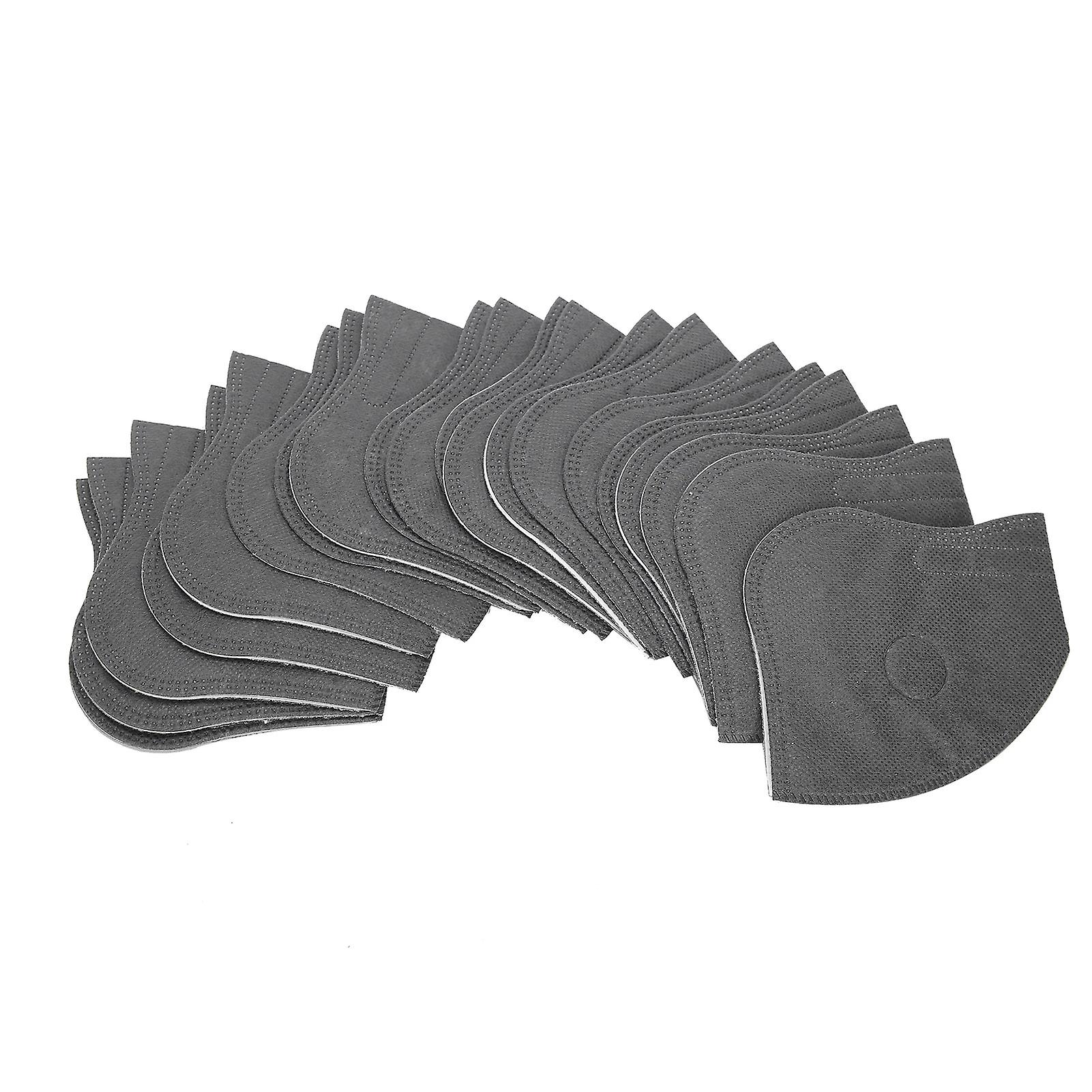 20pcs Disposable Activated Carbon Filter Windproof Protective Face Guard Accessory