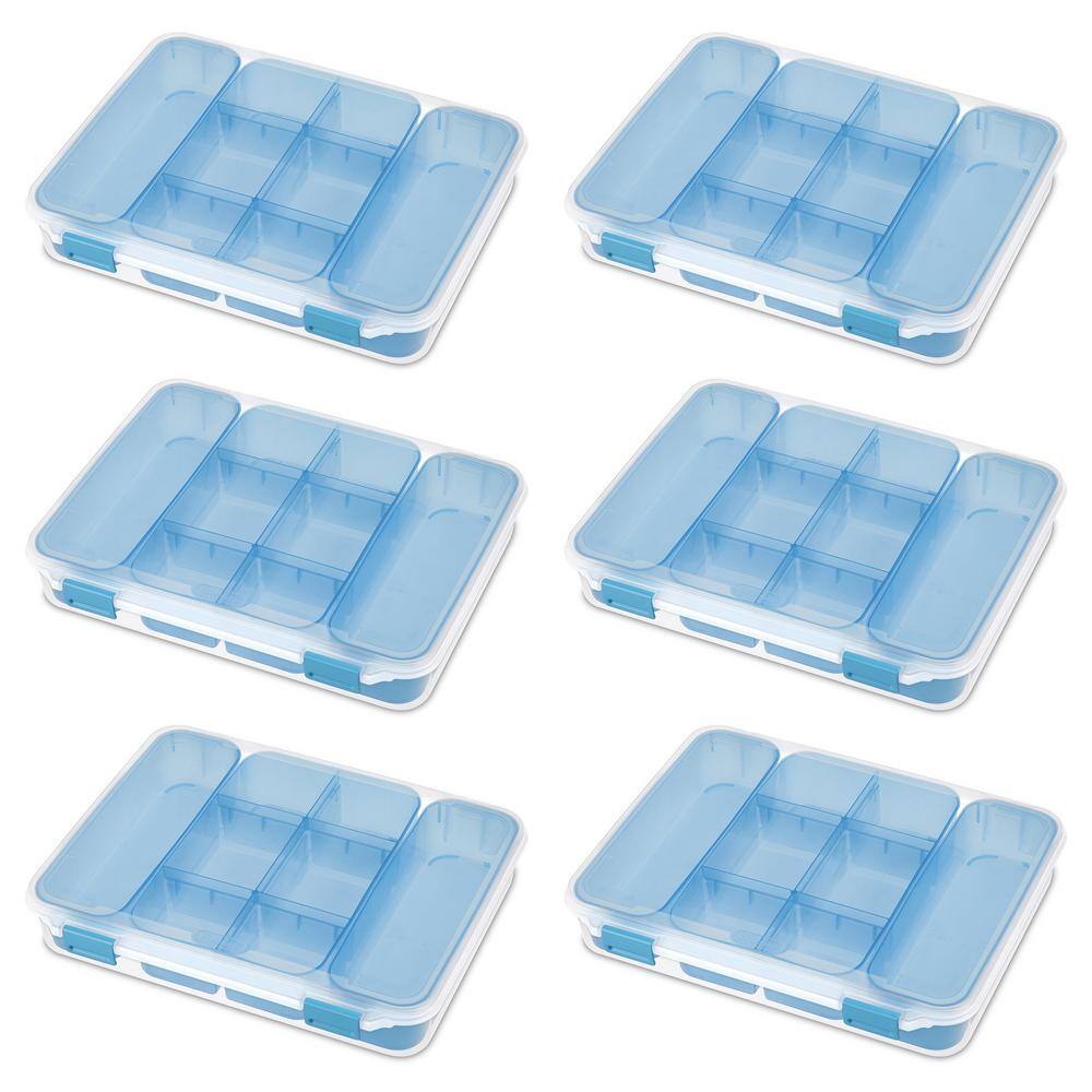 Sterilite 6.0 Qt. Divided Storage Case for Crafting and Hardware (6-Pack) 14028606 6 x 14028606