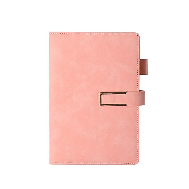 360 Pages Business Notebook Magnetic Buckle Book Retro PU Buckle Journal Diary Book Portable A5 Notepad