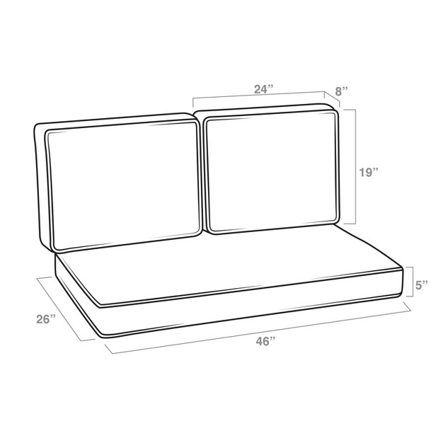 Outdoor Loveseat Set