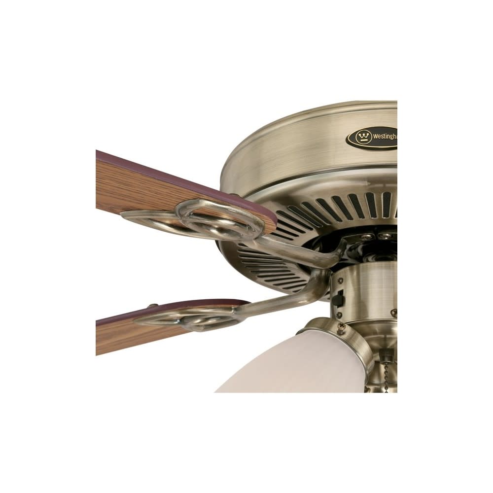 Westinghouse 52 Vintage Brass Indoor Ceiling Fan