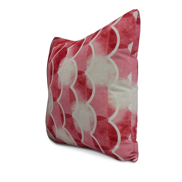 20 x 20 Inch Zircoland Geometric Print Outdoor Pillow