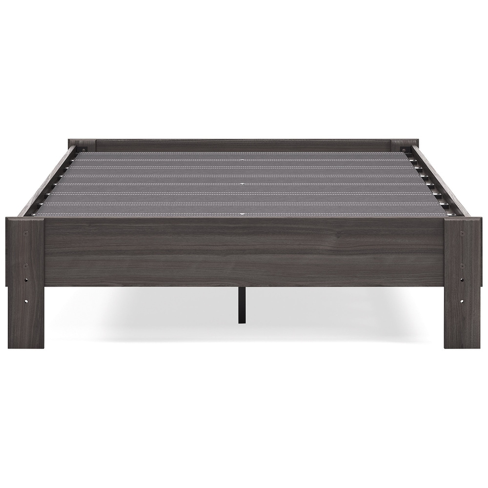 Signature Design by Ashley Brymont Dark Gray Platform Bed