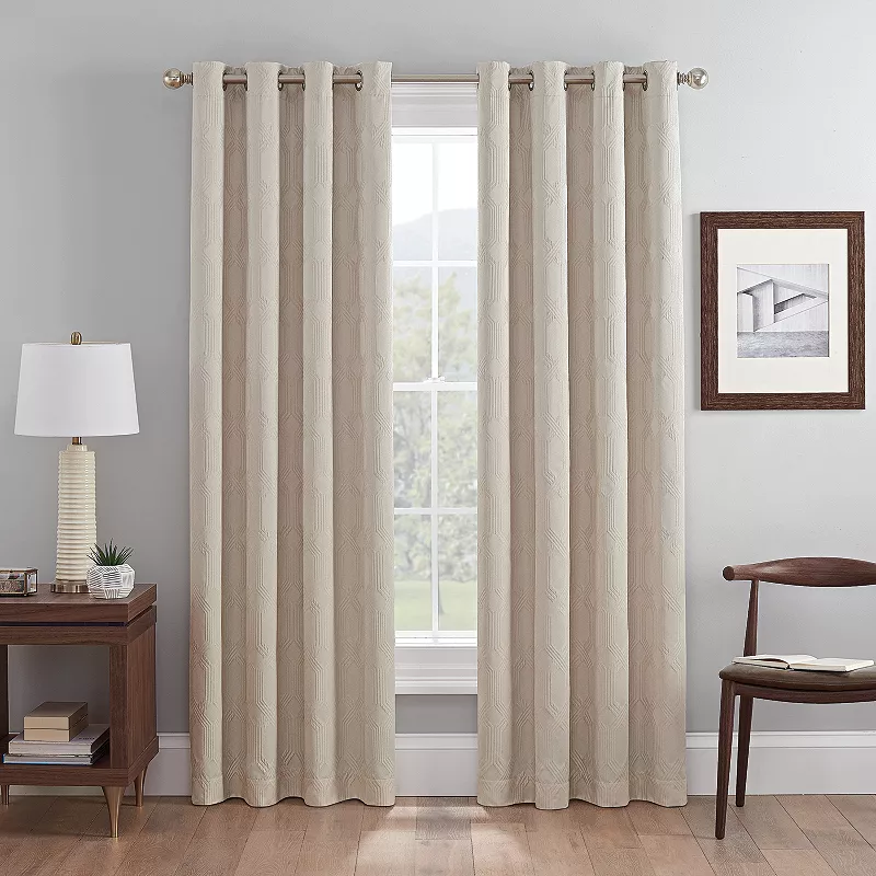 eclipse 2-pack Absolute Zero 100% Blackout Beech Window Curtains