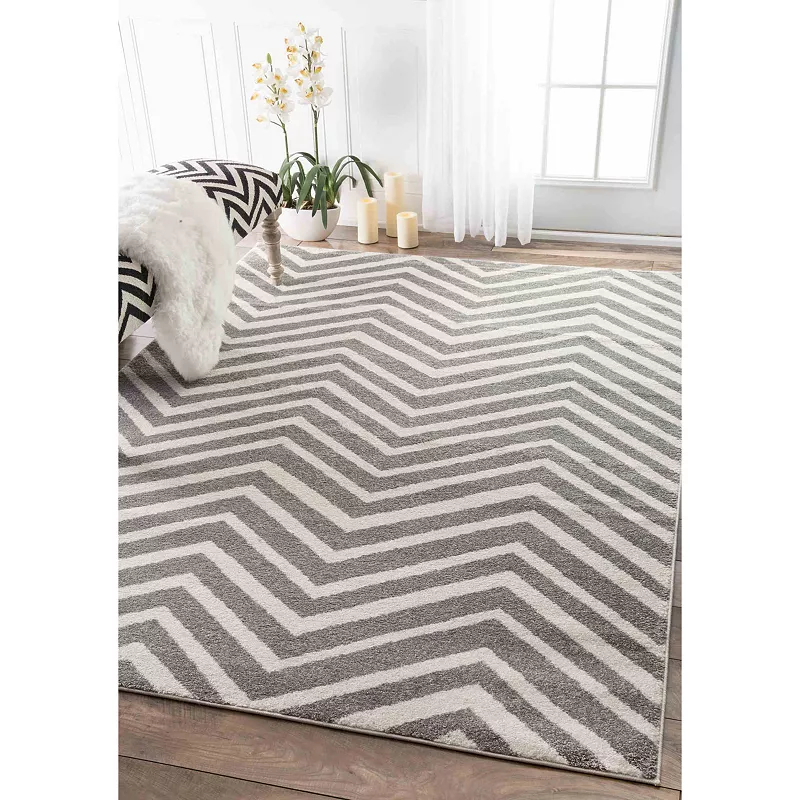 nuLOOM Plymouth Kathline Chevron Rug