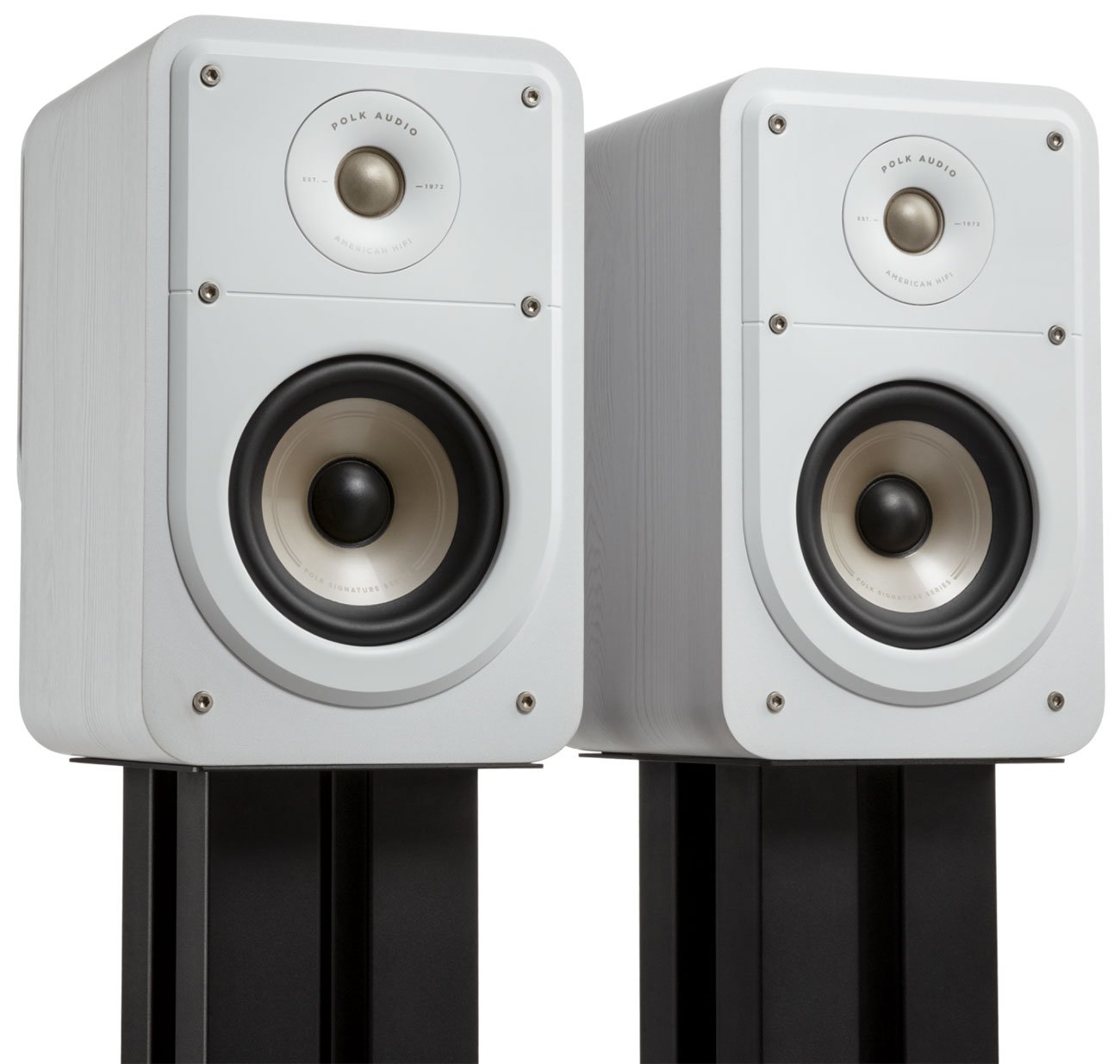 Polk Audio Signature Elite ES15 White Compact Bookshelf Loudspeakers (Pair)