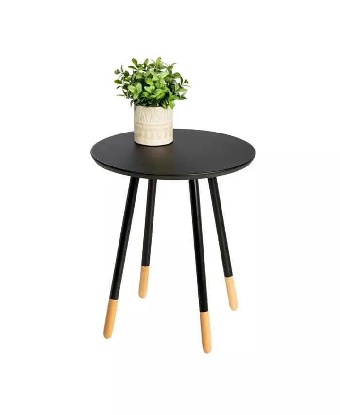 Honey Can Do Round End Table