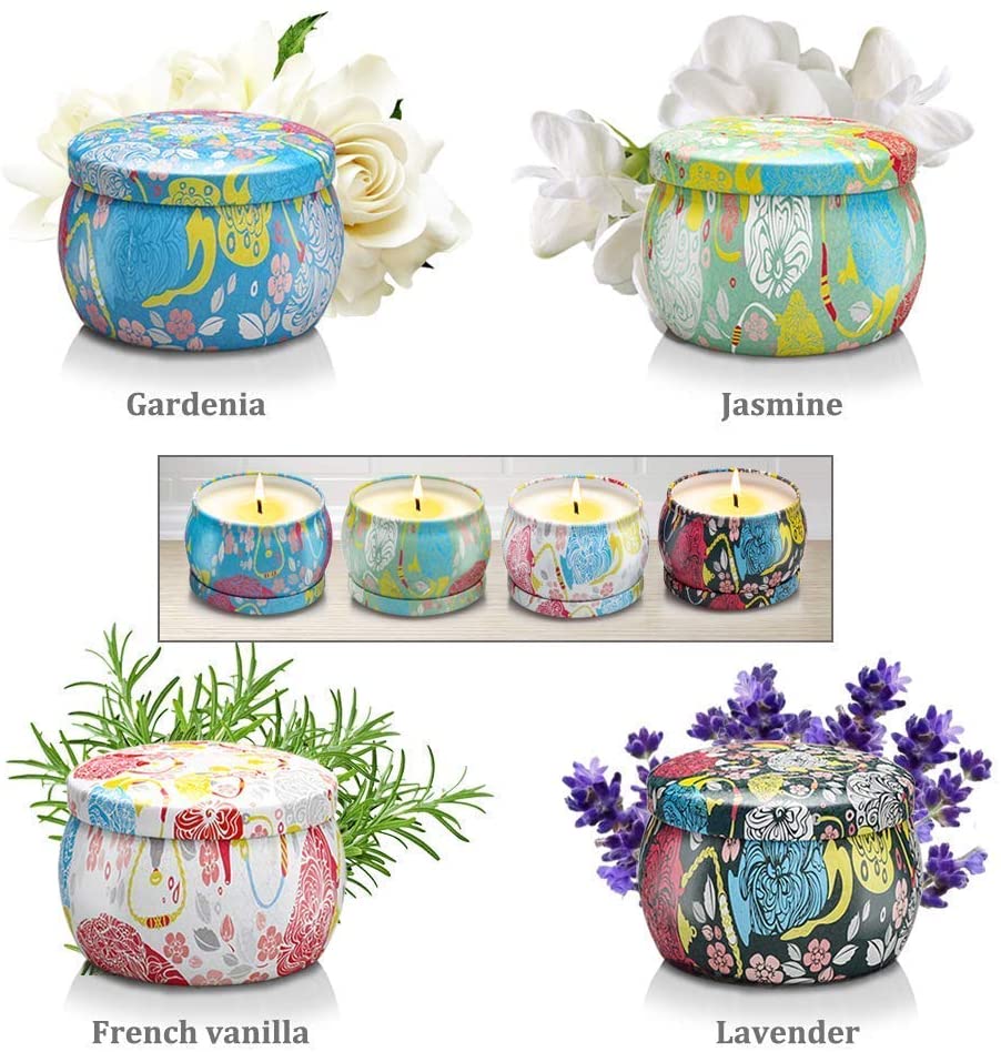 Large Size Scented Candles Gifts Sets for Women，Valentine's Day Birthday Mother's Day Bath Yoga