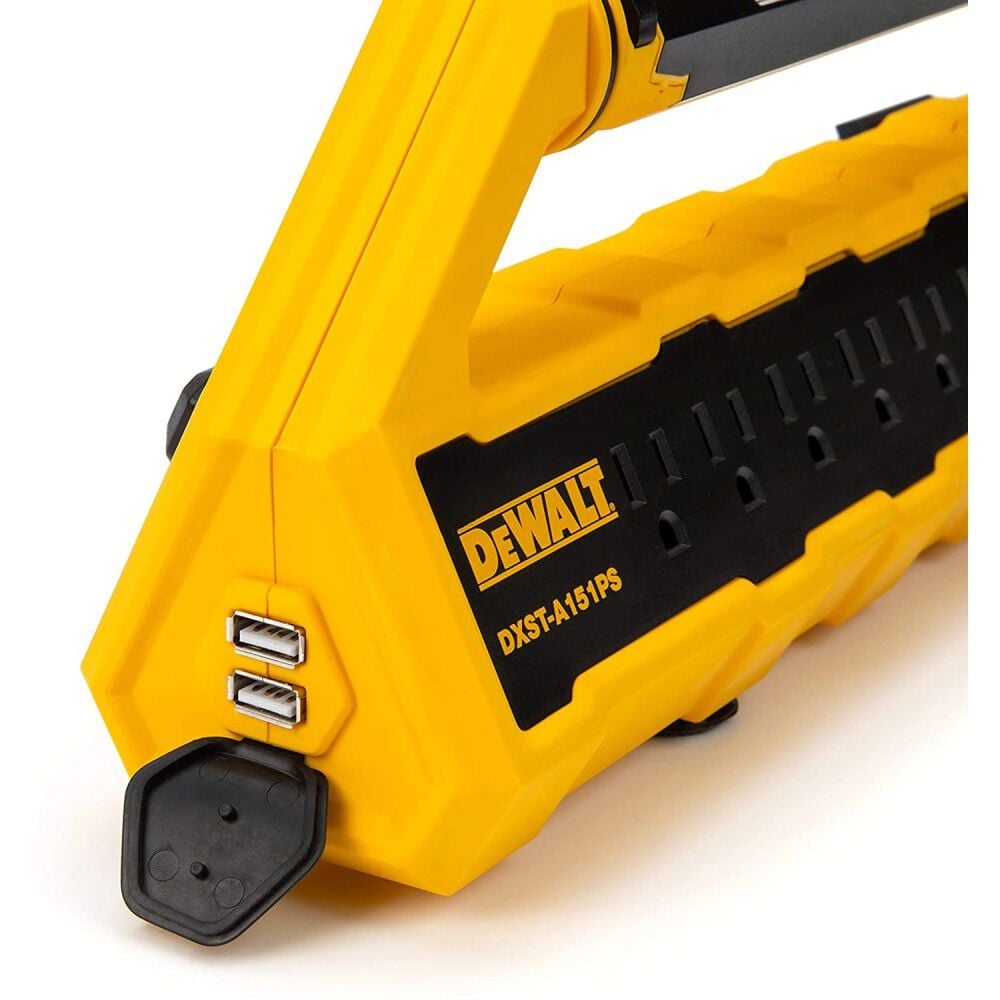 DEWALT 15A GCFI Power Station with Work Light and Cord Minder Kit DXSTA151PS from DEWALT