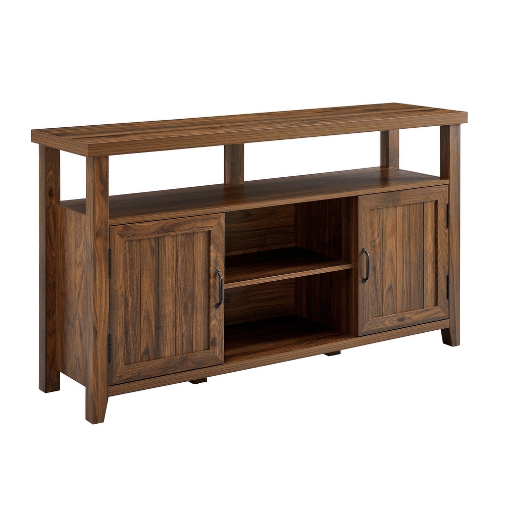 Middlebrook 58 inch Groove Door Highboy TV Stand