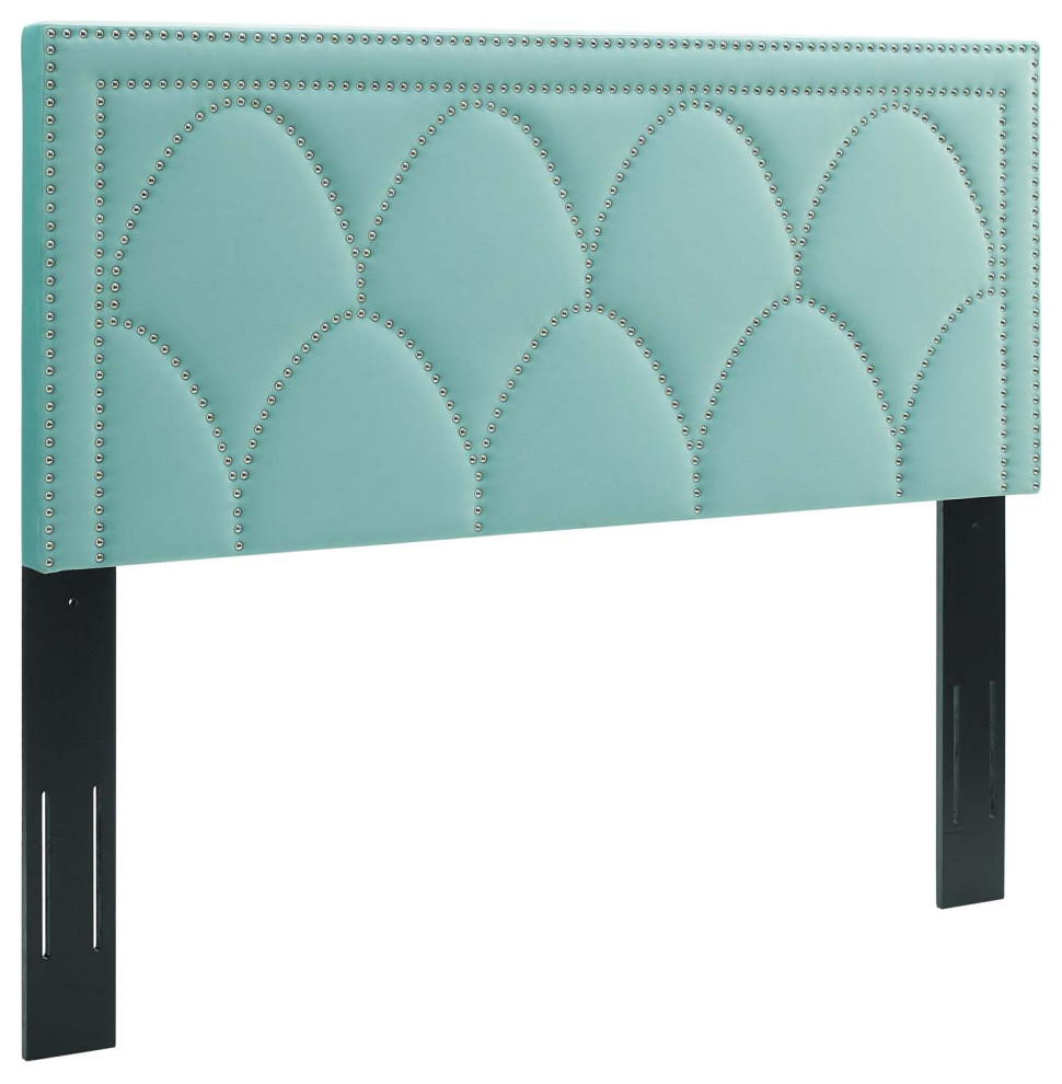 Greta Performance Velvet Twin Headboard   Contemporary   Headboards   by Modway  Houzz