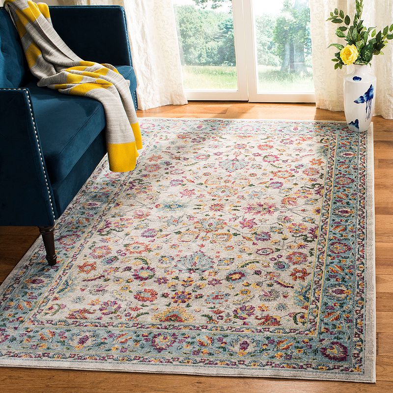 Safavieh Oakley Colorful Framed Floral Rug