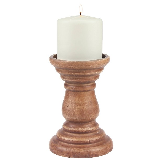 Candle Stick Holder Brown Stonebriar Collection