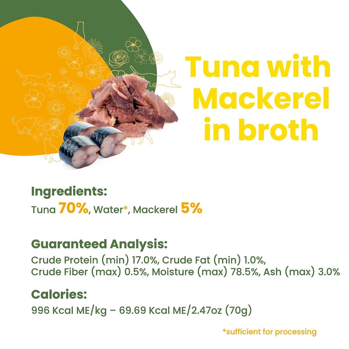 Almo Nature Daily Tuna with Salmon in Broth Grain-Free Canned Cat Food