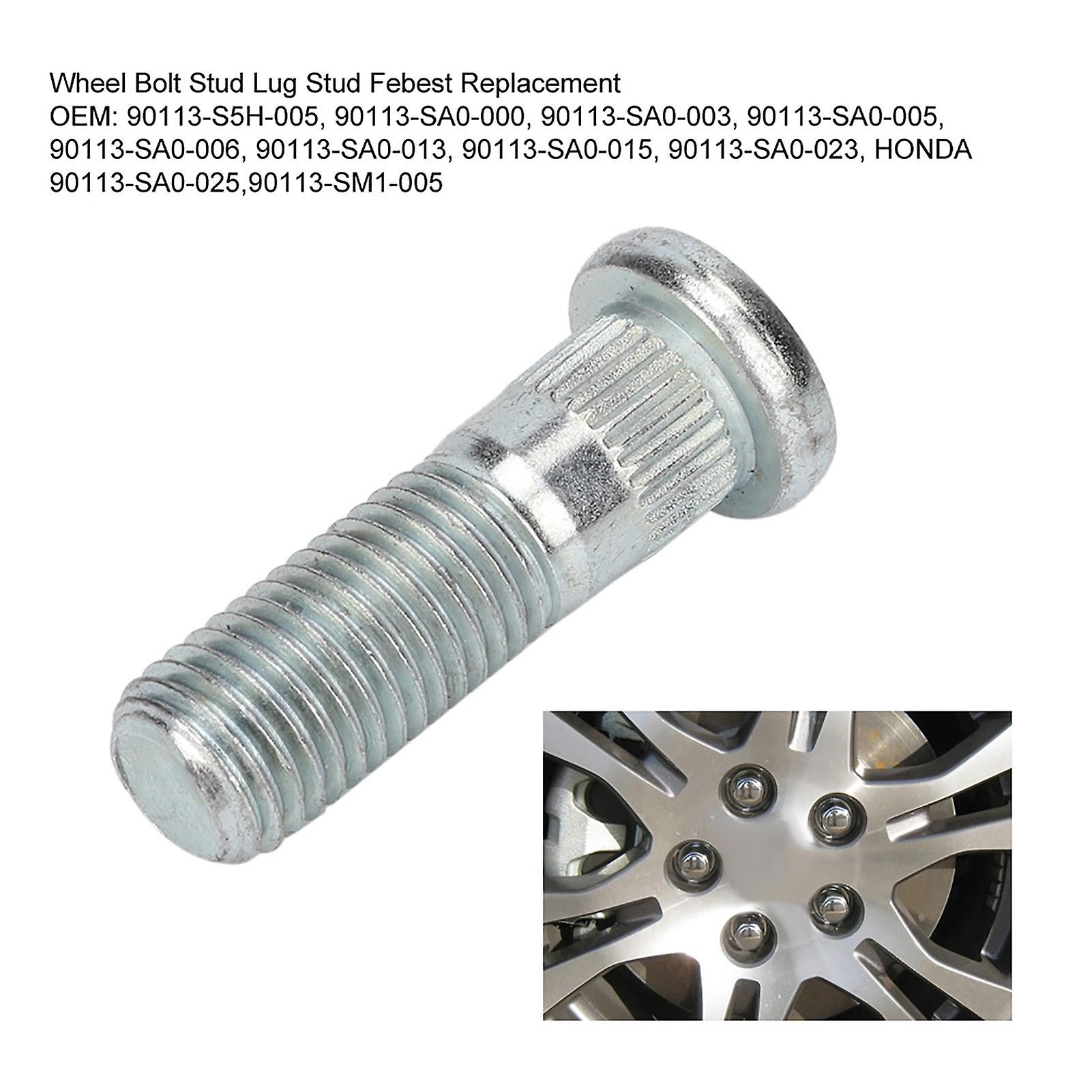 Iron Wheel Bolt Stud Lug Stud Febest Replacement Fits For Honda 90113-s5h-005 90113-sa0-000