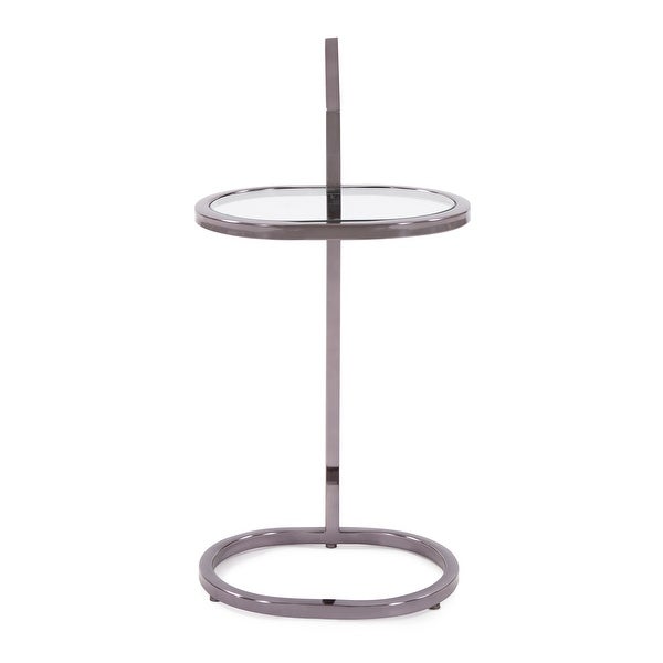 Oval Stainless Steel Drink Table